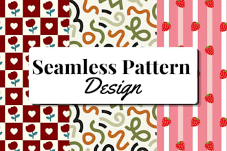 design customized, seamless patterns for you