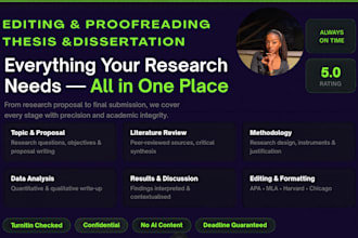 expertly edit your thesis or dissertation