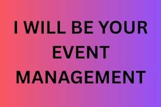be your event management