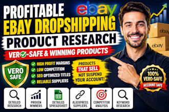do vero safe ebay product research for dropshipping