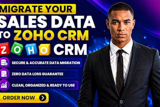 zoho CRM data migration, CRM transfer, CSV import, sales CRM setup,CRM migration