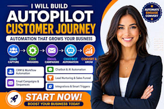 build autopilot customer journey automation crm triggers email campaign chatbot