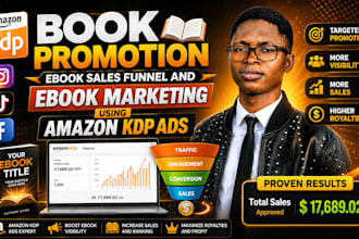 do book promotion, ebook sales funnel, and ebook marketing using amazon KDP ads
