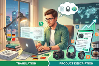 provide expert translation and compelling product descriptions