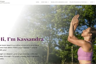 generate yoga studio leads, fitness trainer, wellness retreat website
