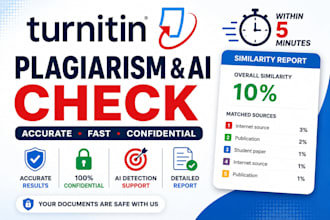 do instant plagiarism check, similarity report, ai detection