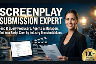 find producers, literary agents for screenplay and moviescript and query letter
