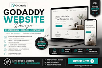 design godaddy website, godaddy redesign, godaddy website development, godaddy