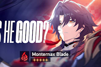 design professional gacha game thumbnails for youtube