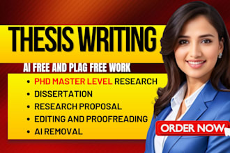edit and proofread thesis, dissertation and research proposal