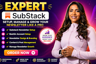 setup substack account design newsletter and subscribers organically