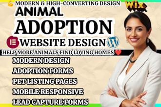 animal adoption website pet rescue site animal shelter site pet listing website