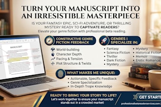 beta read your story and offer feedback