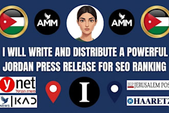 write and distribute a powerful jordan press release  for seo ranking