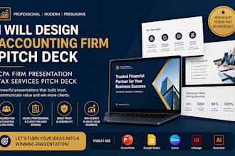 design accounting firm pitch deck cpa firm presentation tax services pitch deck