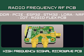 radio frequency rf pcb high frequency signal microwave pcb hdi rigid flex pcb