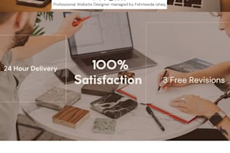 design a modern responsive canva website for your business