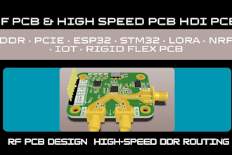 hdi pcb rigid flex pcb high frequency rf pcb arduino esp32 iot pcb altium kicad