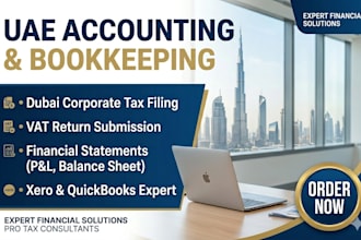 do uae corporate tax, accounting bookkeeping, and vat return in dubai