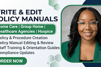 write virginia, nc dhsr compliant substance abuse youth group home policy manual