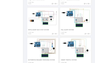make tinkercad simulation, arduino, esp8266 iot projects
