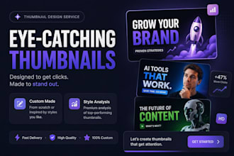 make high quality click worthy thumbnails for social media