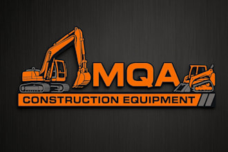 create construction real estate and excavation logo design