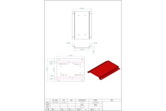 create sheet metal cad model step files and manufacturing drawings