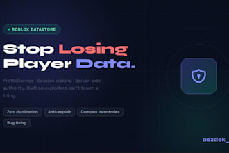 create a secure roblox datastore system for your game