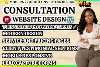 consultation website online consultation site advisor website coaching website