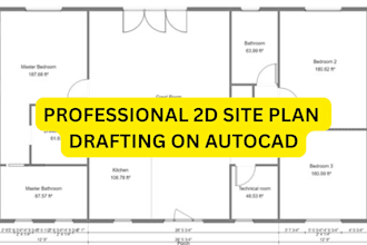 do detailed 2d site plan for your architectural plan