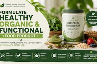 formulate healthy organic and functional food product