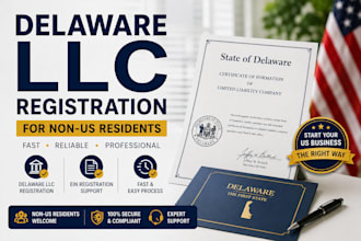 register delaware llc for non US residents