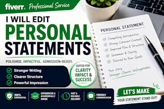 edit and revise pa school and caspa personal statements