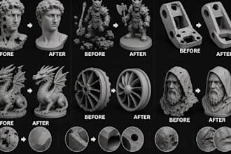 repair stl file repair mesh repair fix stl modify obj 3mf for 3d printing