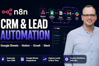 build an automated CRM and lead management system using n8n