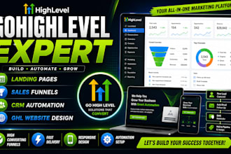 gohighlevel landingpage gohighlevel salesfunnel go high level website ghl expert
