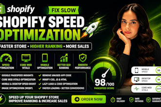 do shopify speed optimization improve google pagespeed insights score