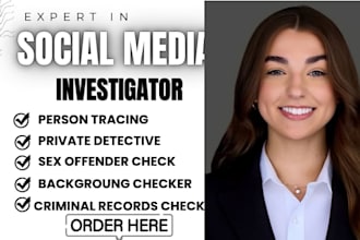 osint investigation and background check with digital footprint analysis