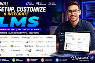 setup moodle canvas lms blackboard talentlms docebo leanupon sap successfactors