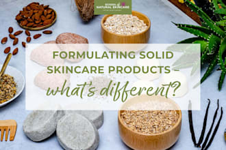 do cosmetic formulation for solid serums and skincare sticks