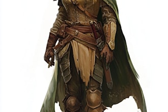 fantasy dnd character illustration