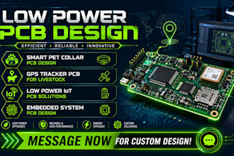 design low power pcb for smart pet collar and livestock gps tracker