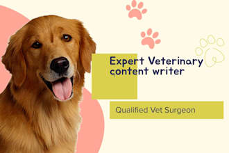 write expert veterinary and pet health articles as a qualified vet surgeon