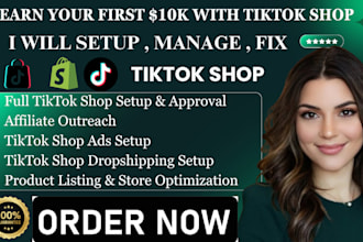 set up and manage your tik tok shop affiliate outreach product listing