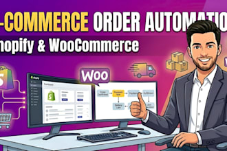 automate your shopify and woocommerce ecommerce orders