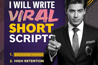 write viral tiktok scripts and instagram reels video scripts