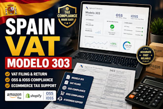 do spain modelo 303 vat filing oss ioss compliance