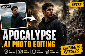 create stunning post apocalyptic ai photo edits