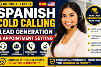 do bilingual cold calling llamadas en frío appointment setting en español